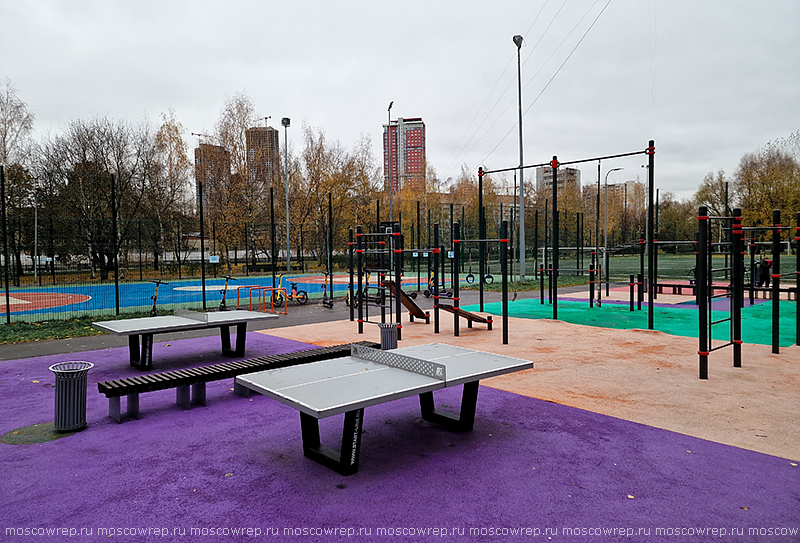 Москва, Московский репортаж, Парк спорта Яуза, река Яуза